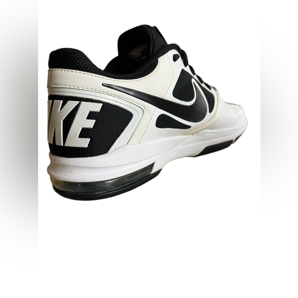 NIKE - BLACK WHITE TRAINER 1.3 MID SNEAKERS - Picture 8 of 12